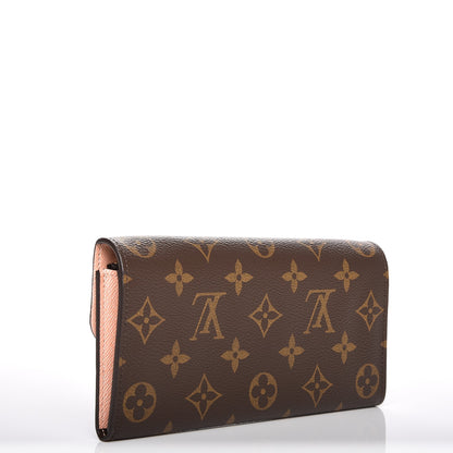 Louis Vuitton Monogram Emilie Wallet Rose Nacre 3 of 5
