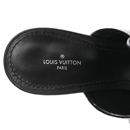 Louis Vuitton Calfskin Indiana Mule 39.5 Black 6 of 11