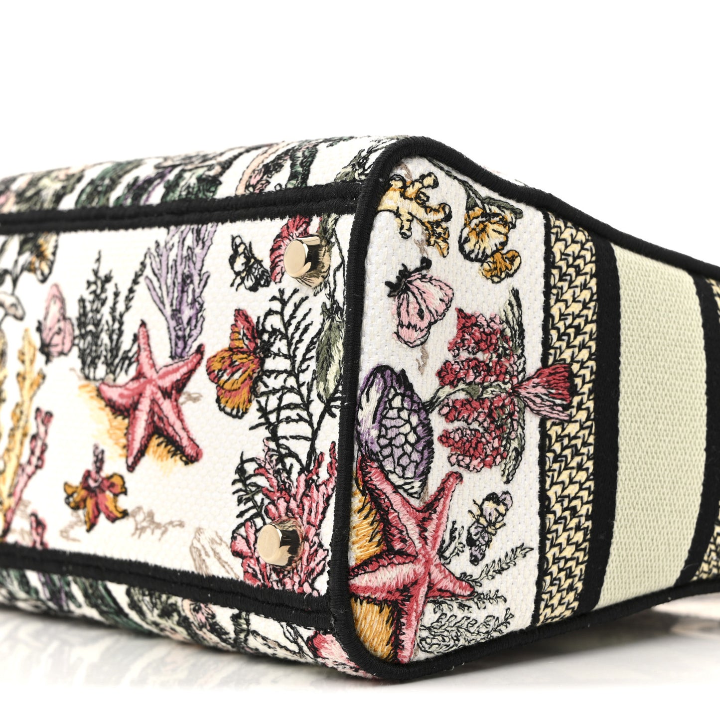 Canvas Embroidered Medium Lady D-Lite Multicolor
