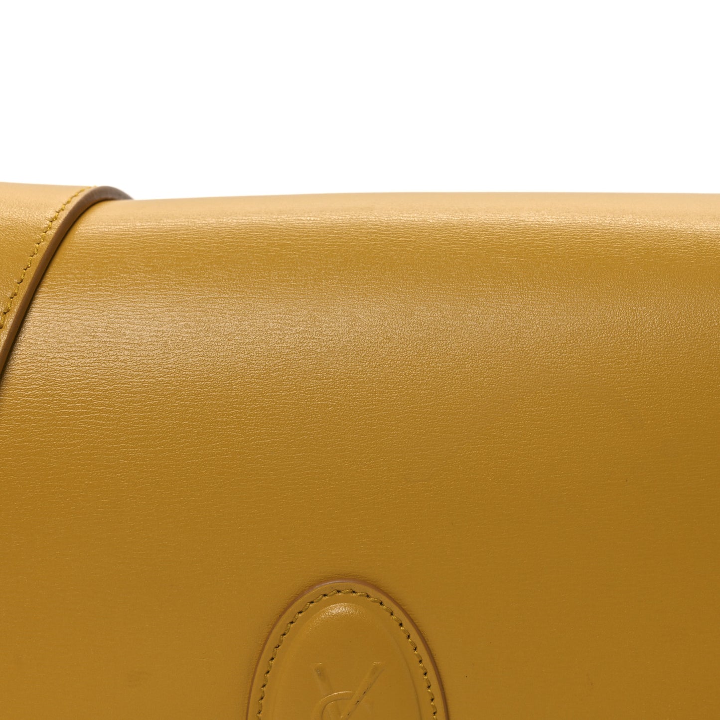 Calfskin Le 61 Shoulder Bag Yellow