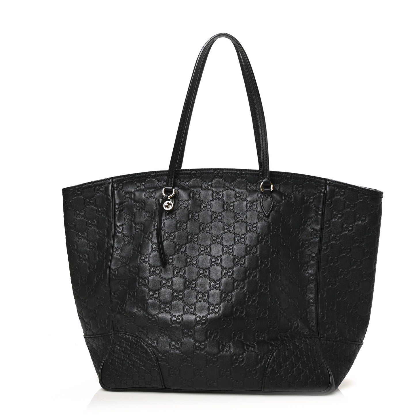 Guccissima Medium Bree Zippered Tote Black