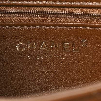Chanel Shearling Lambskin Quilted Furry Coco Flap Beige Brown 6 of 11