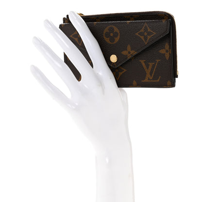 Louis Vuitton Monogram Recto Verso Card Holder Black 2 of 9