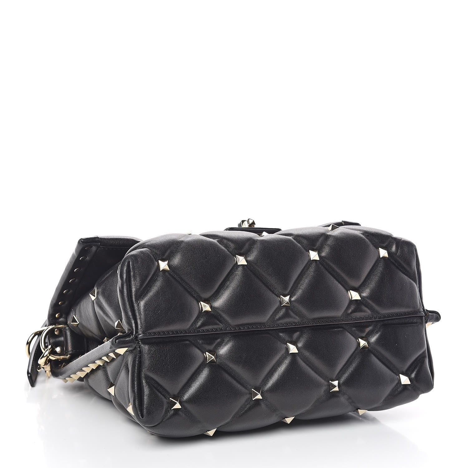 Valentino Garavani Nappa Medium Candystud Top Handle Bag Black 5 of 12