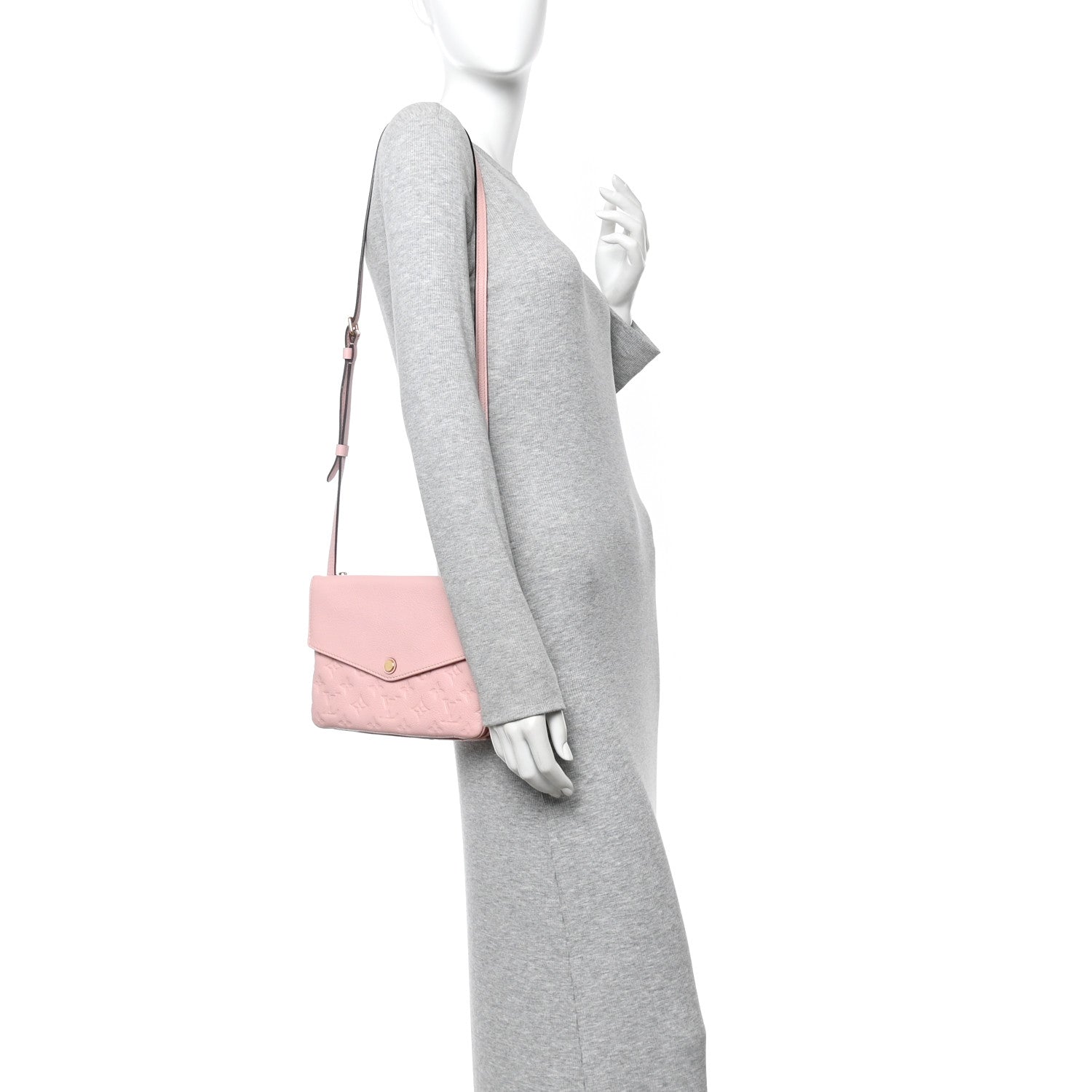 Louis Vuitton Empreinte Twice Rose Ballerine 2 of 15