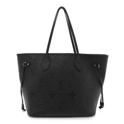 Louis Vuitton Empreinte Monogram Giant Neverfull MM Black 1 of 12