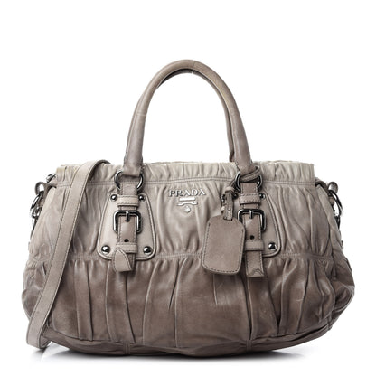 Prada Nappa Gaufre Shopping Satchel Sfumato 1 of 11