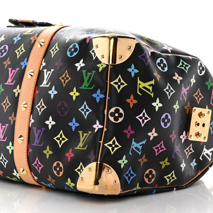 Louis Vuitton Monogram Multicolor Keepall 45 Black 8 of 14