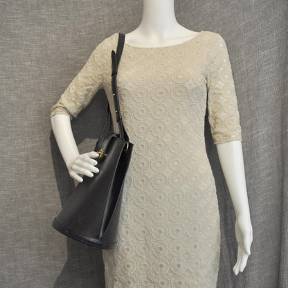 Louis Vuitton Epi Cluny Black 2 of 8