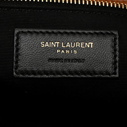 Saint Laurent Crinkled Calfskin Matelasse Monogram Medium Niki Chain Satchel Caramel 6 of 10