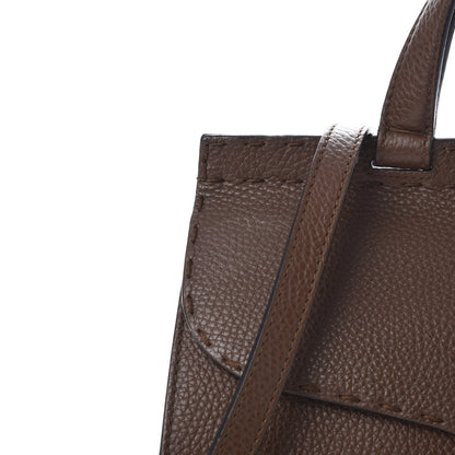 Gucci Calfskin Small GG Marmont Top Handle Bag Brown 16 of 16