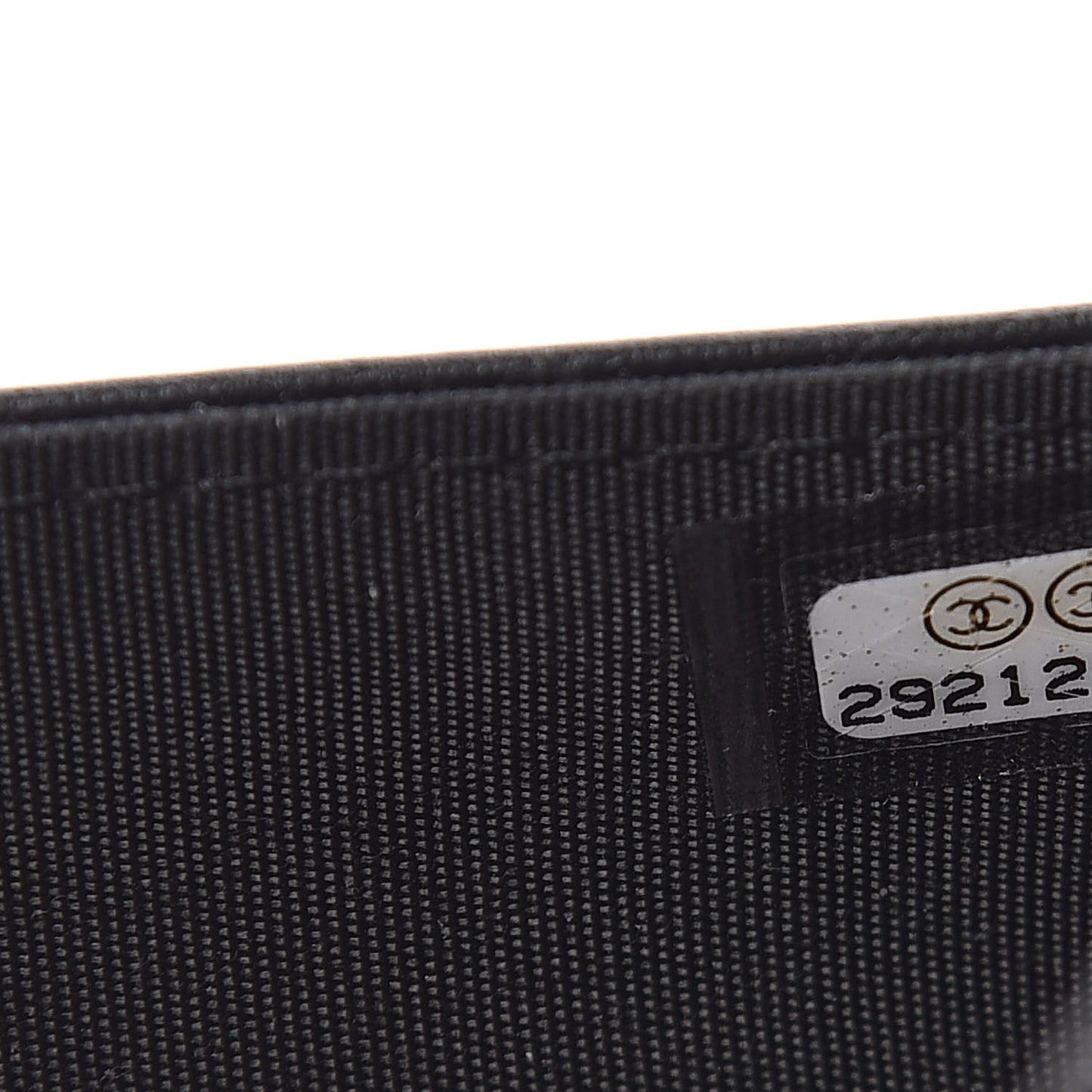 Caviar Quilted Boy Wallet On Chain WOC Black