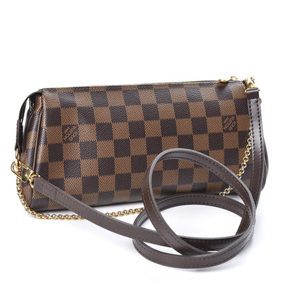 Louis Vuitton Damier Ebene Eva Clutch 2 of 9