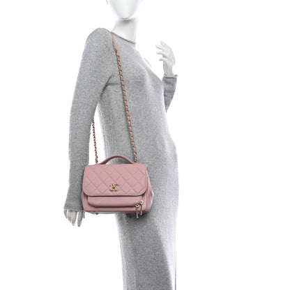 Chanel Caviar Quilted Medium Business Affinity Flap Light Pink 2 of 12