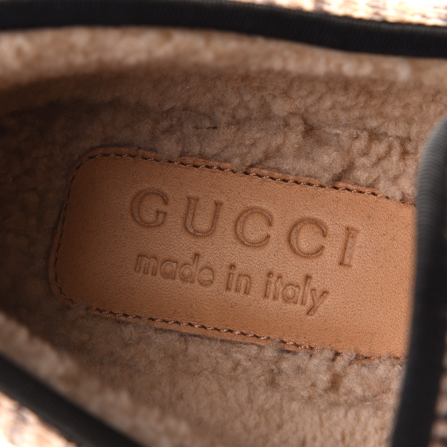 Gucci Wool Tweed Plaid Houndstooth Mens Fria Horsebit Loafers 9.5 Mahogany Black 6 of 9