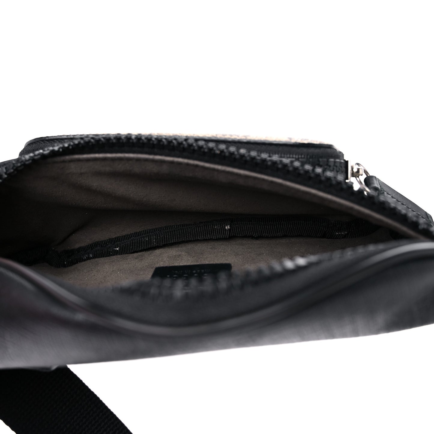 GG Supreme Monogram Belt Bag Black