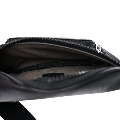 Gucci GG Supreme Monogram Belt Bag Black 4 of 11