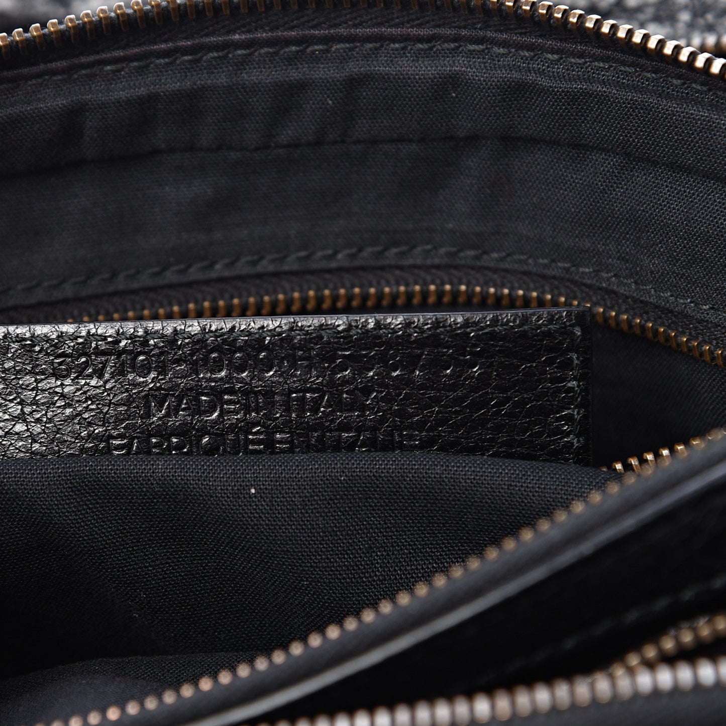Agneau Classic Hardware Tool Kit Crossbody Black