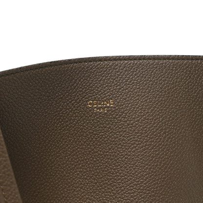 Celine Soft Grained Calfskin Small Belt Cabas Phantom Taupe 6 of 13
