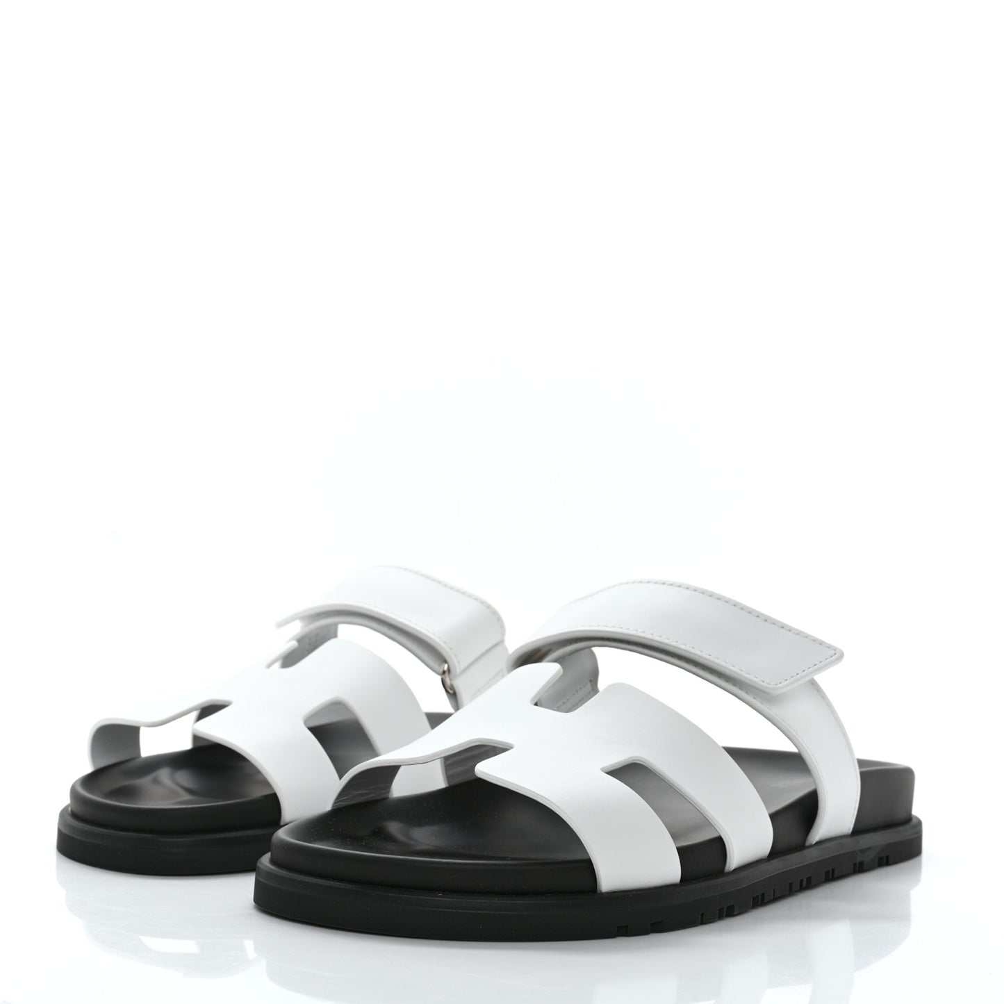 Calfskin Womens Chypre Sandals 39.5 White