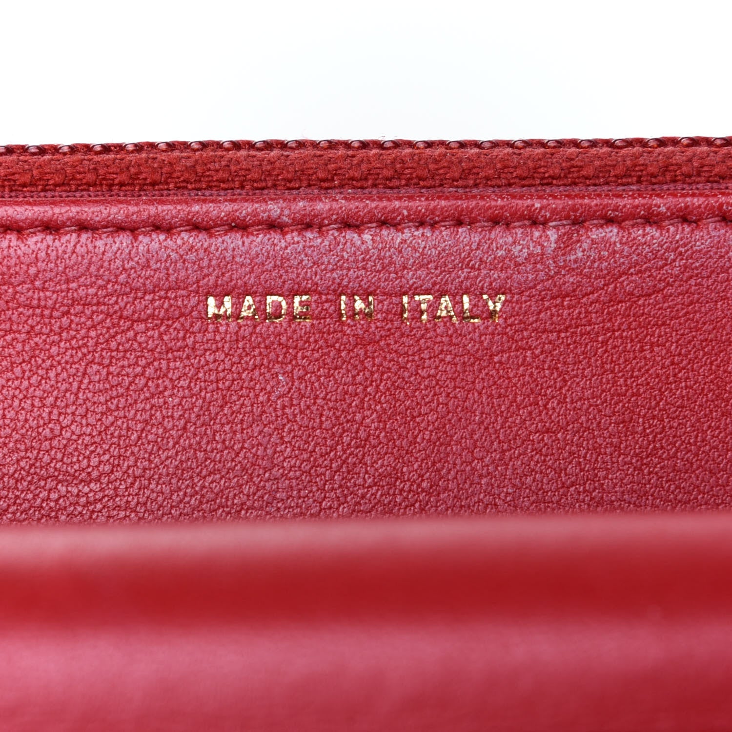 Chanel Lambskin Quilted Boy Wallet On Chain WOC Red 7 of 13