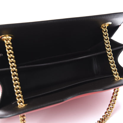Fendi Vitello King Nubuck Pequin Karligraphy Pocket Shoulder Bag Rosso Cardinale Tobacco Moro 5 of 9