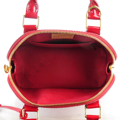 Louis Vuitton Vernis Alma BB Pomme D'Amour 5 of 7