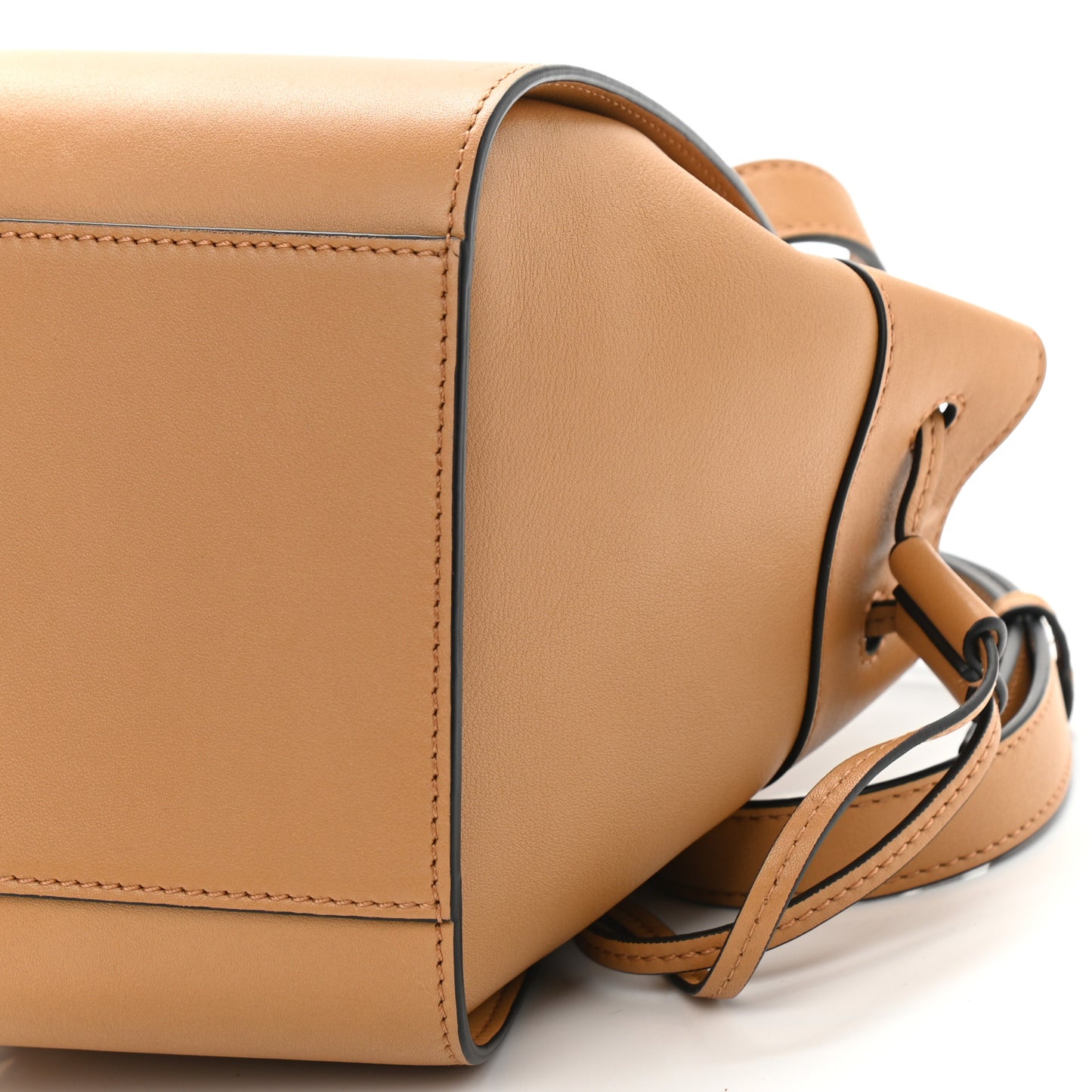 Calfskin Mini Hammock Shoulder Bag Tan