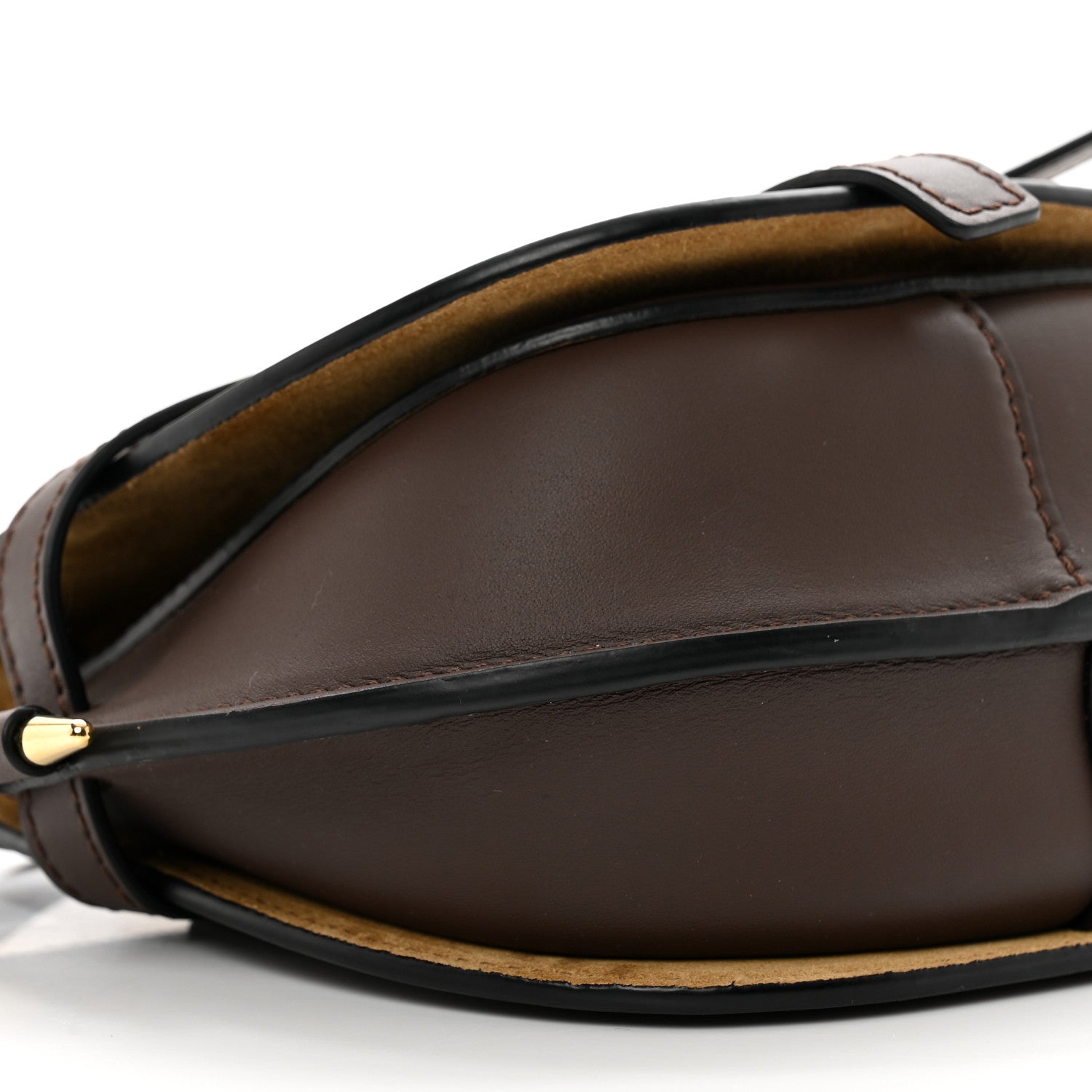 Loewe Calfskin Jacquard Mini Gate Dual Bag Chocolate 8 of 9
