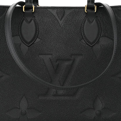 Louis Vuitton Empreinte Monogram Giant Onthego MM Black 7 of 9