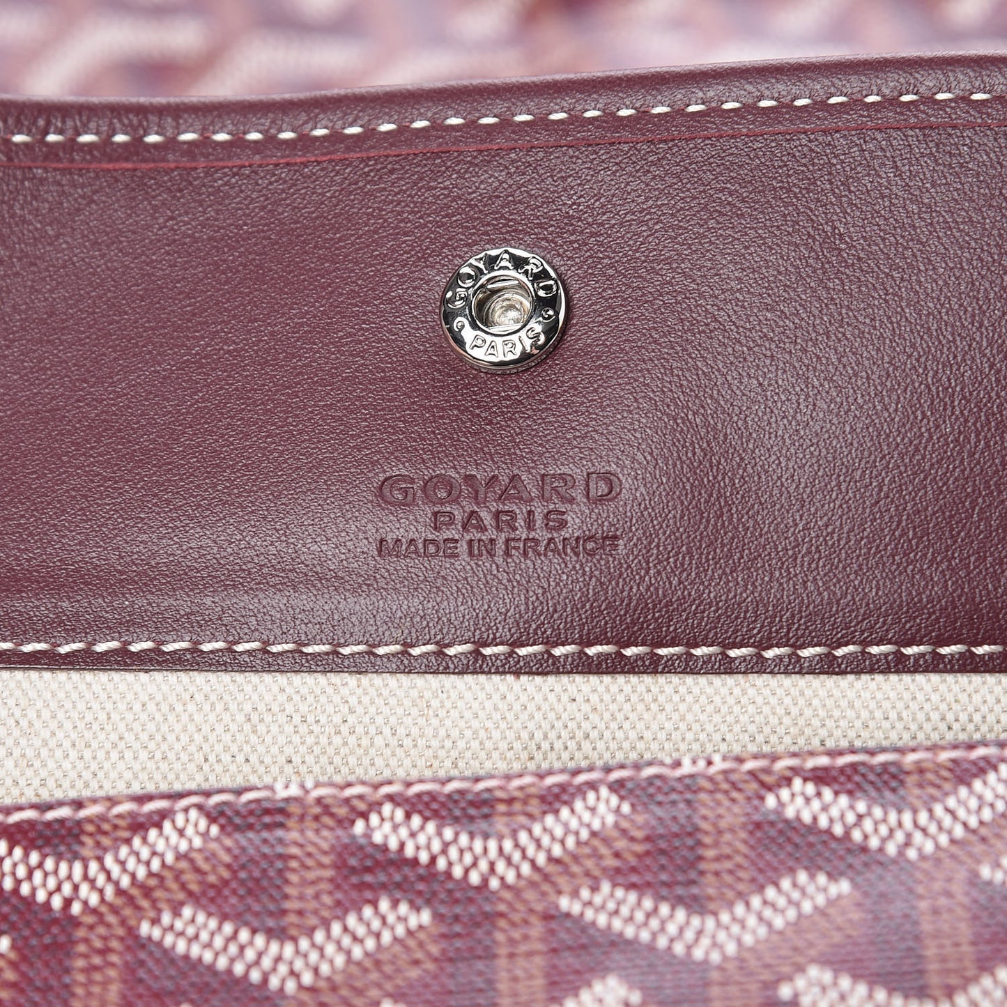 Goyardine Saint Louis GM Burgundy