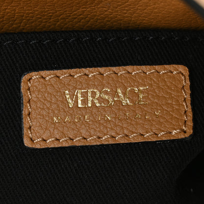 Versace Calfskin La Medusa Small Chain Hobo Bag Brown 6 of 10