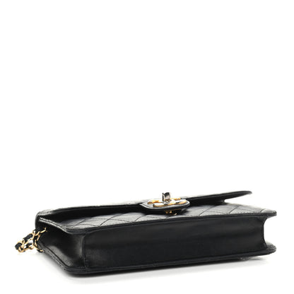 Chanel Lambskin Quilted Medium Crossing Times Flap Black 3 of 13