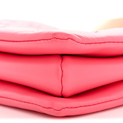 Louis Vuitton Lambskin Embossed Monogram Coussin PM Pink 9 of 12