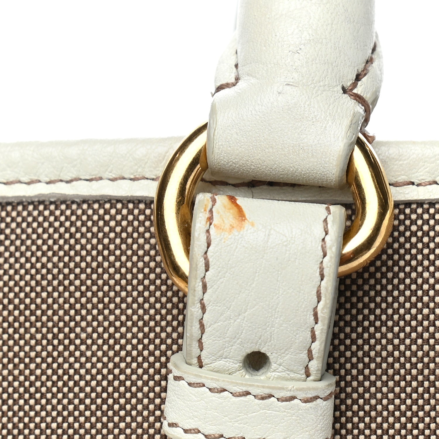 Prada Jacquard Logo Tote Corda Talco 9 of 9