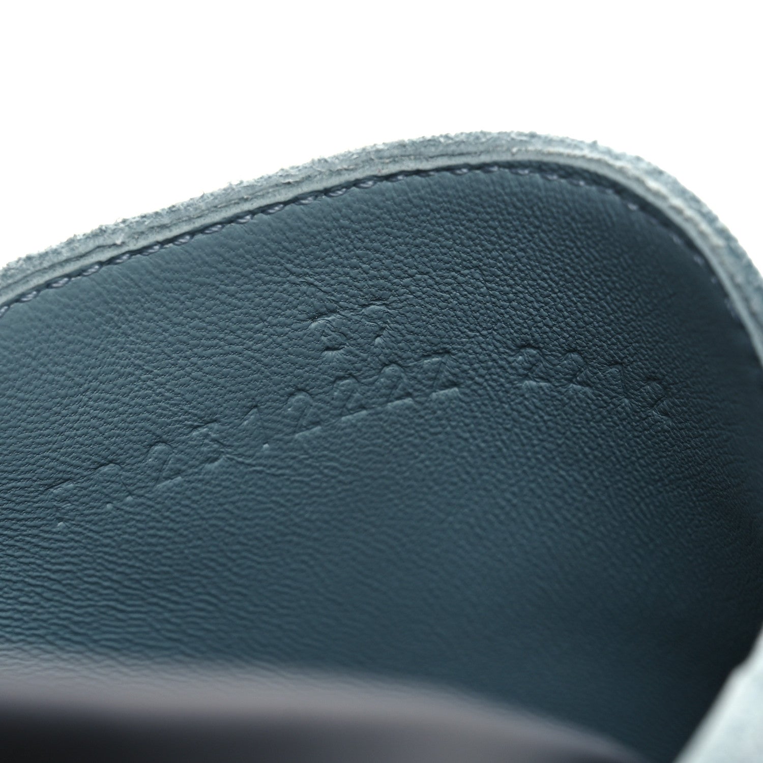 Hermes Suede Calfskin Womens Go Mules 39 Bleu Pinede 10 of 11