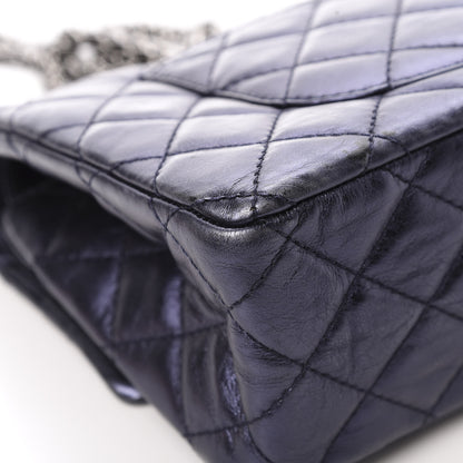 Chanel Metallic Calfskin Quilted 2.55 Reissue 226 Flap Marine Fonce 12 of 15