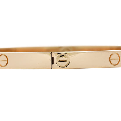 Cartier 18K Yellow Gold Small LOVE Bracelet 15 5 of 8