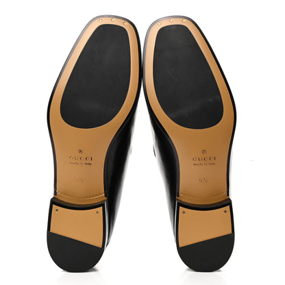 Gucci Goatskin Mens Horsebit Loafers 9.5 Black 5 of 9
