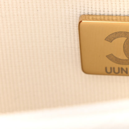 Chanel Caviar Quilted Wallet on Chain WOC White 8 of 13