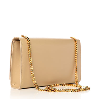 Saint Laurent Grain De Poudre Medium Monogram Kate Satchel Nude Powder 2 of 9