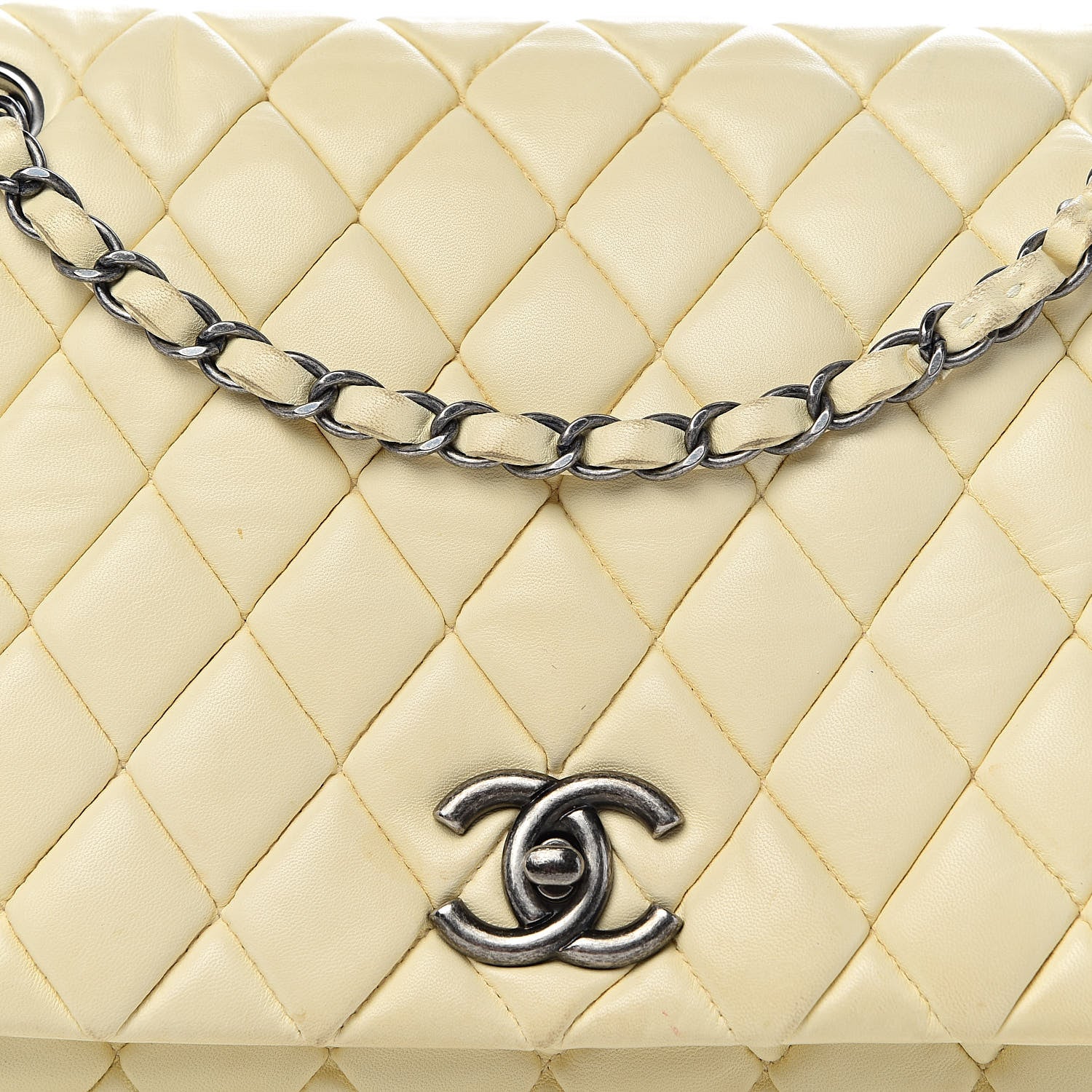 Chanel Lambskin Large New Bubble Flap Ivory 15 of 15