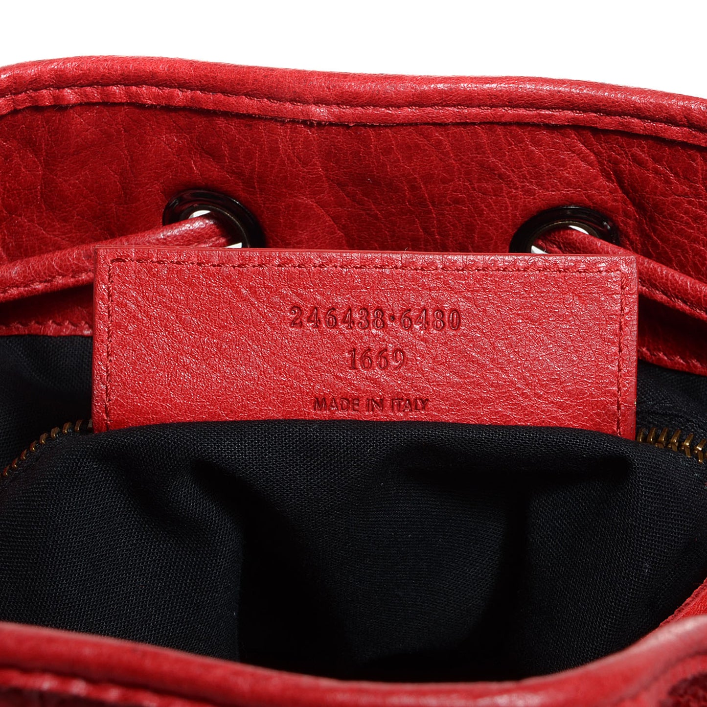 Agneau Classic Hardware Mini Pompon Coquelicot