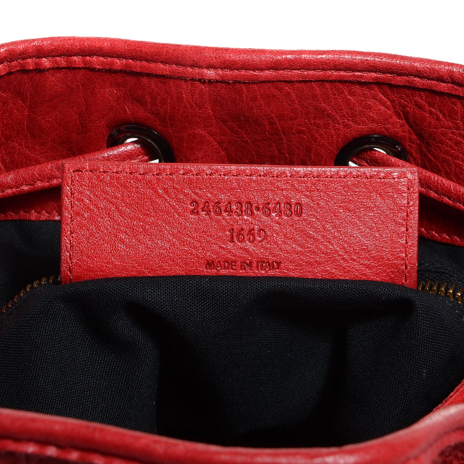Balenciaga Agneau Classic Hardware Mini Pompon Coquelicot 8 of 11