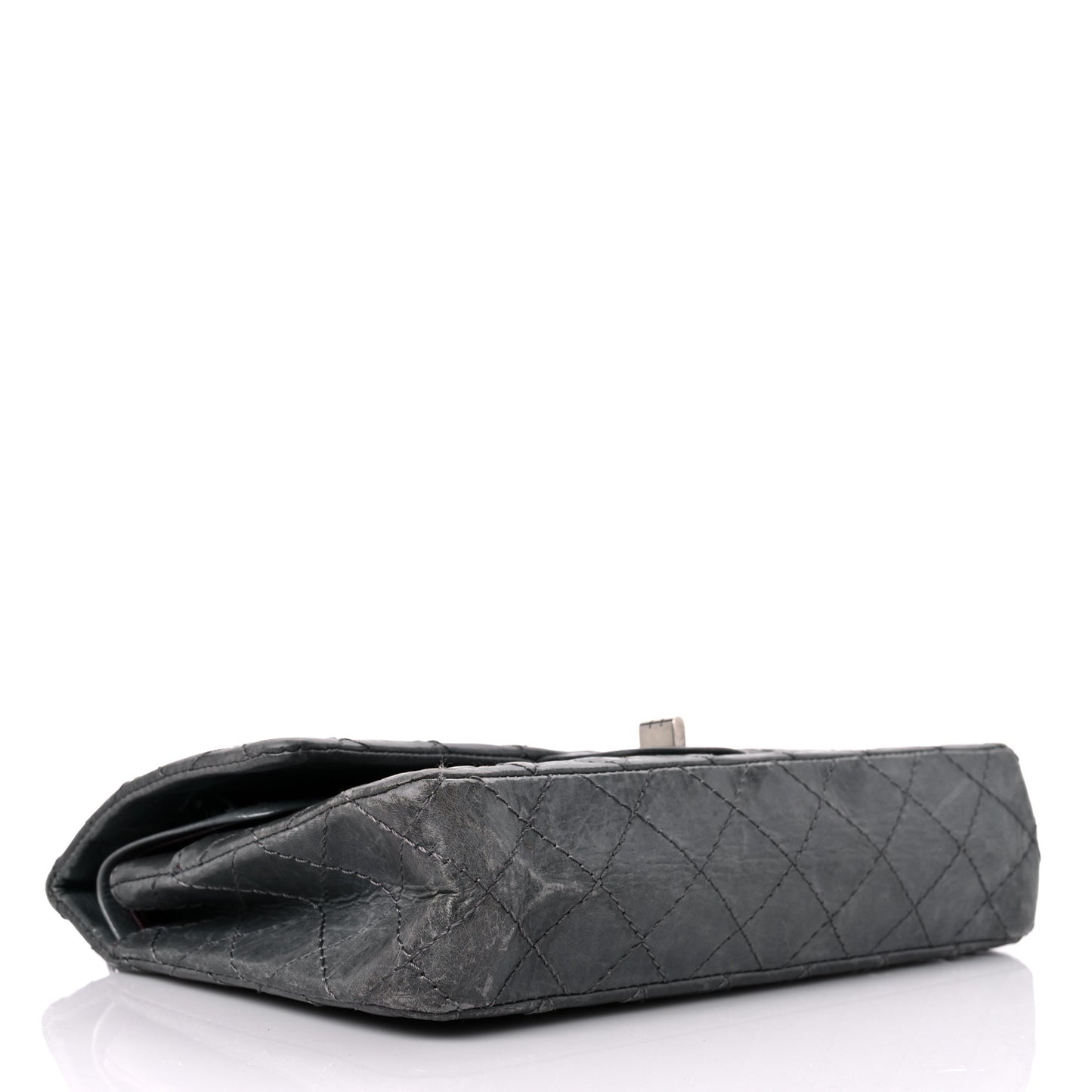 Aged Calfskin Quilted 50th Anniversary 2.55 Reissue 225 Flap Grey