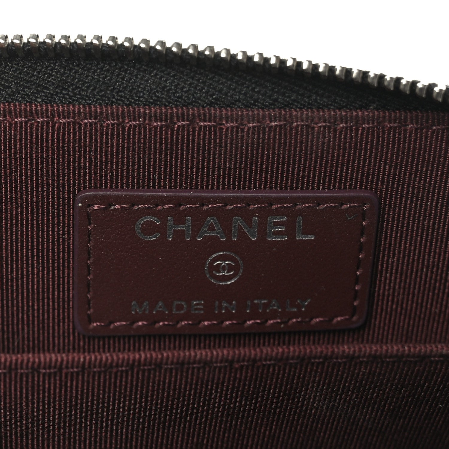 Chanel Caviar Quilted Zip Coin Purse Black 6 of 7