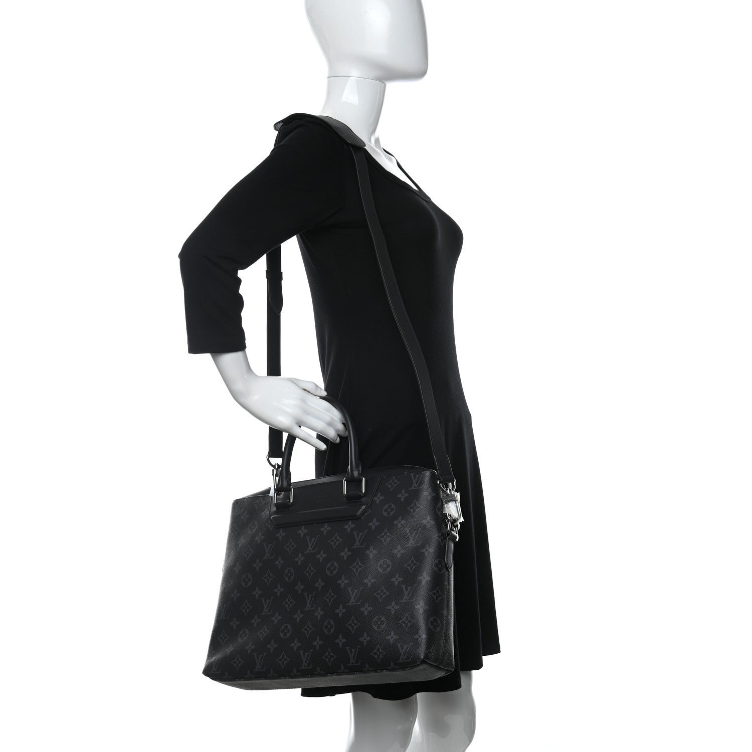 Louis Vuitton Monogram Eclipse Odyssey Briefcase 3 of 10