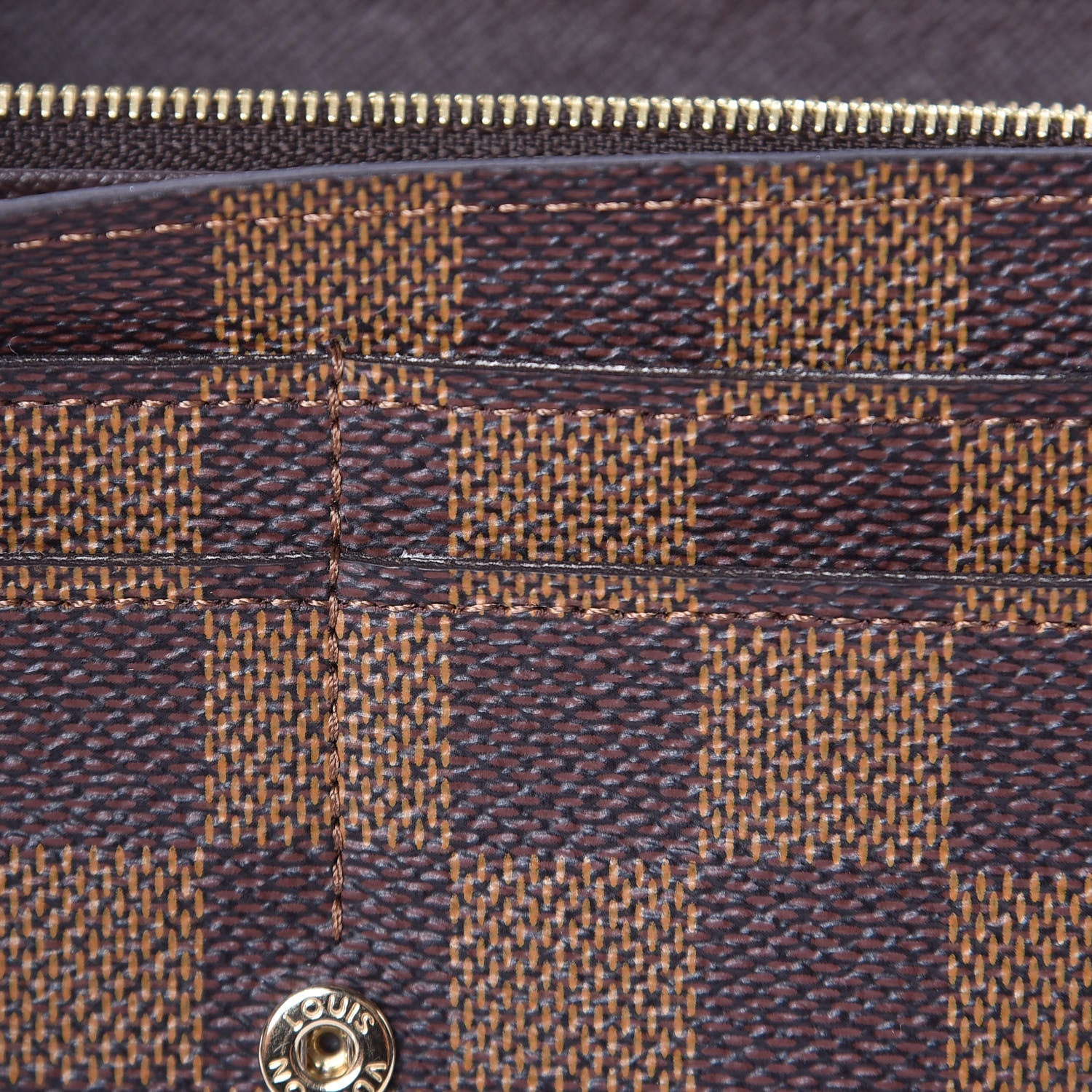 Louis Vuitton Damier Ebene Sarah Wallet NM 8 of 8