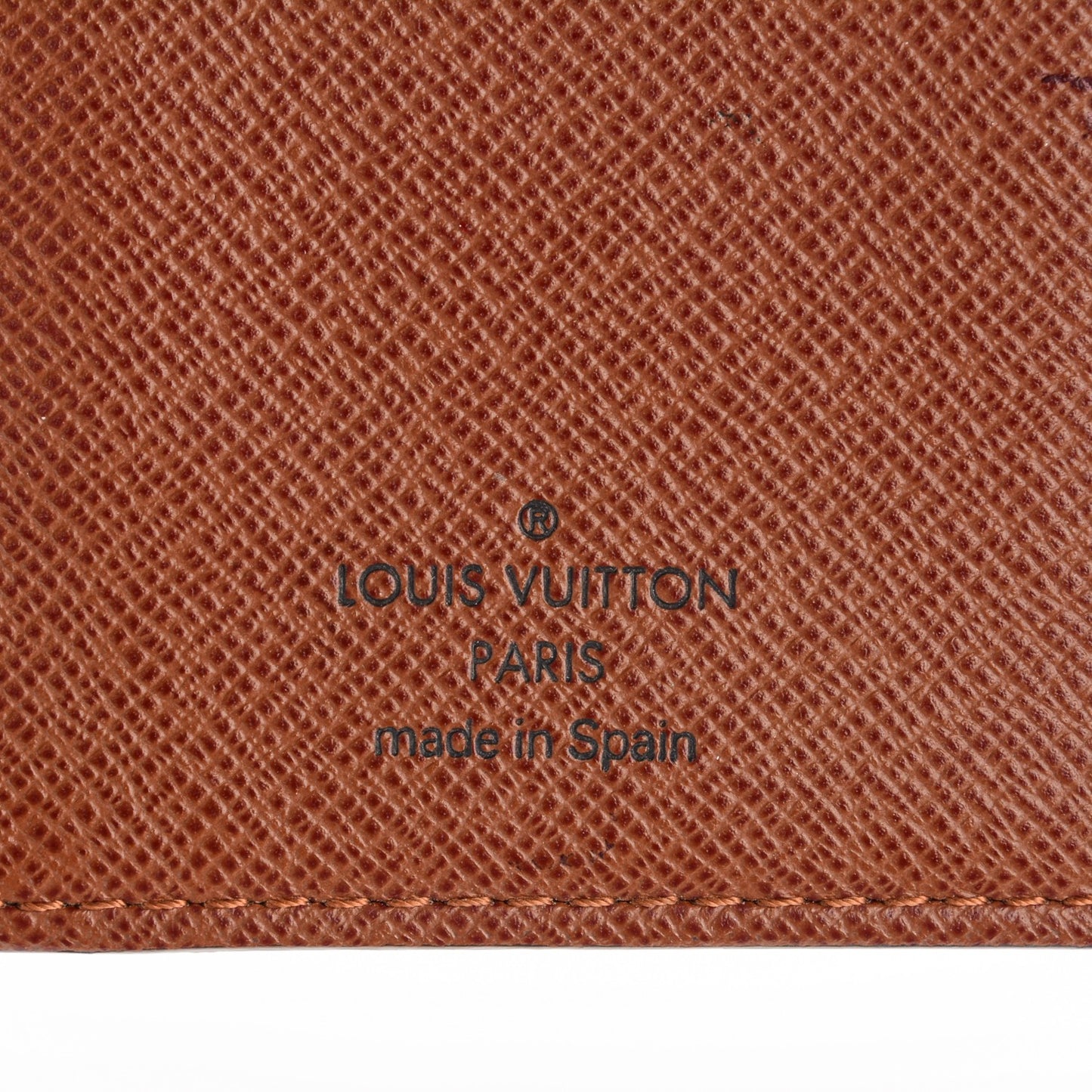 Monogram Pocket Agenda Cover