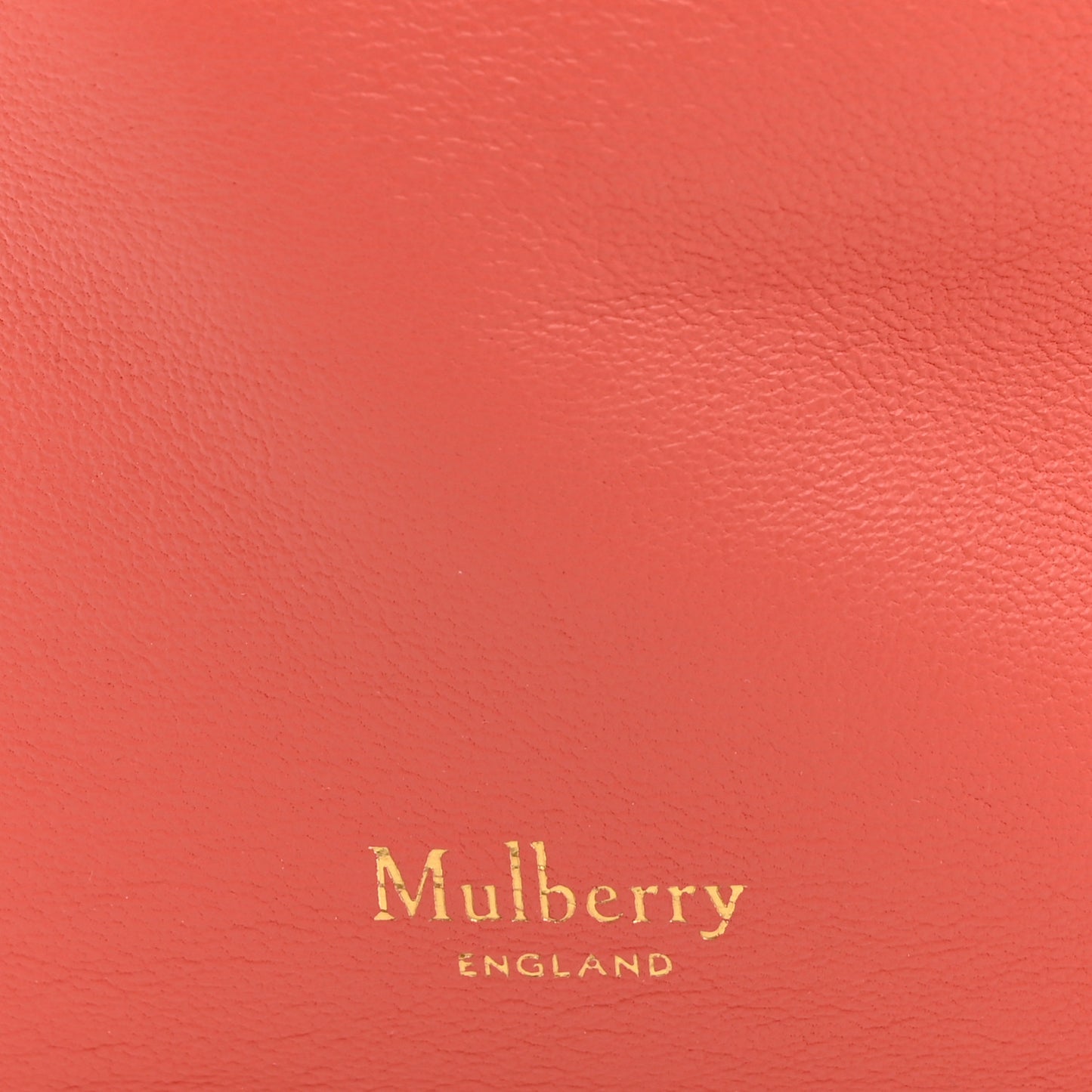 Lambskin Mini Lynton Bucket Bag Coral